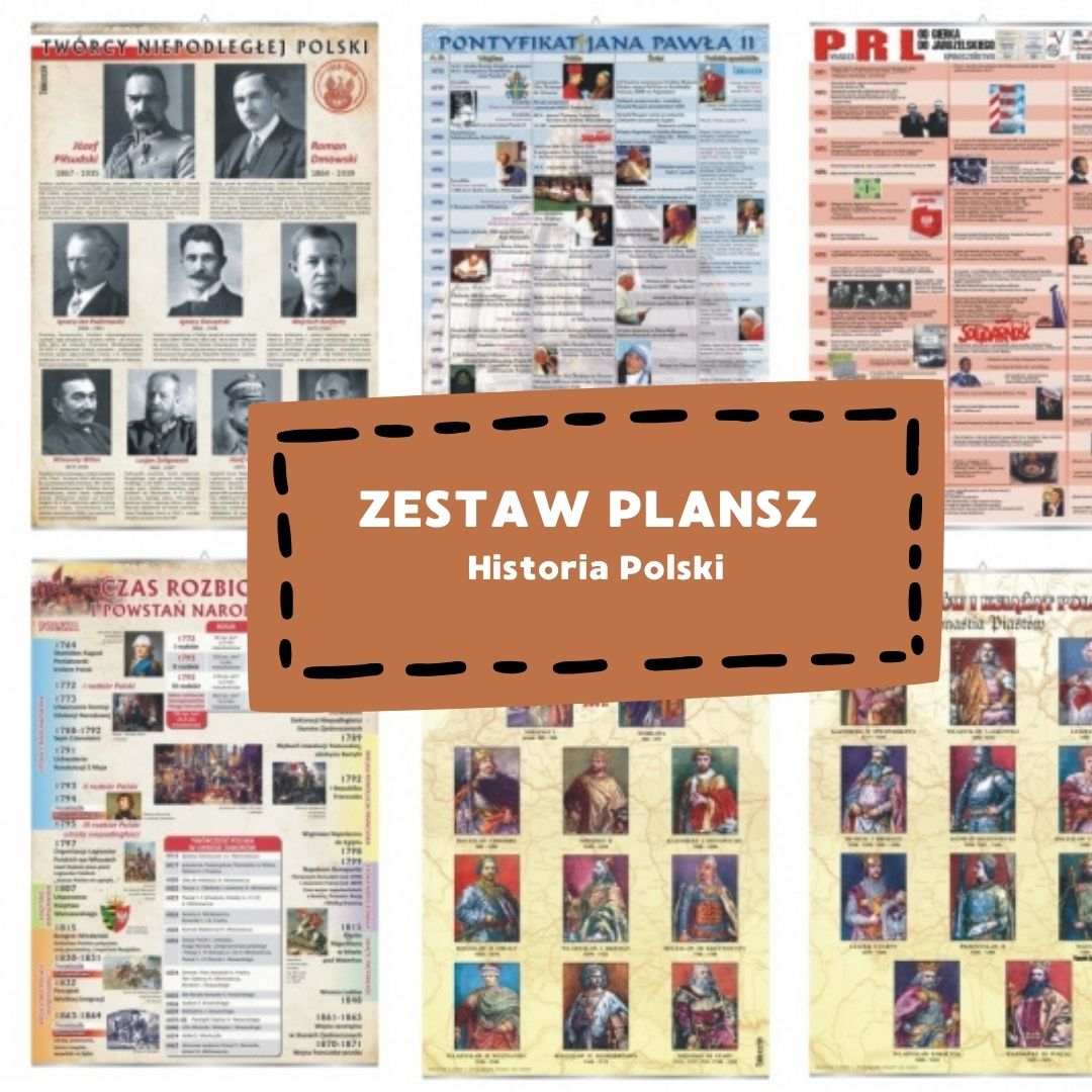 Historia polski zestaw plansz