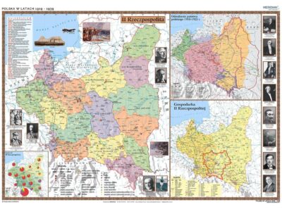 Mapa Polska 1919 1939