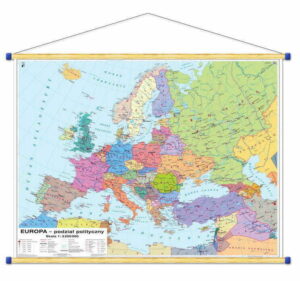 Europa Mapa polityczna Rozmieszczenie ludności