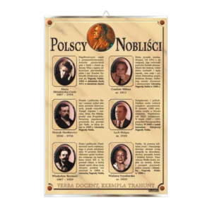 Polscy nobliści historia plansza plakat