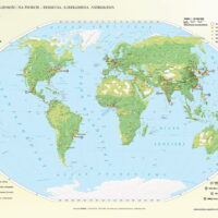Świat rozmieszczenie ludności - ekumena, subekumen