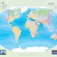 Hydrografia świata mapa świat