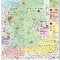 kraje niemieckojęzyczne mapa polityczna