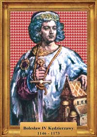 Królowie Polski portret Bolesław Kędzierzawy