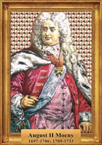 Królowie Polski portret August II Mocny