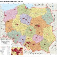 DUO Mapa administracyjna Polski / Polska fizyczna