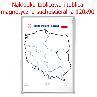 kontur polski + tablica magnetyczna